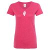Women’s Glitter V-Neck T-Shirt Thumbnail
