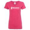 Women’s Glitter V-Neck T-Shirt Thumbnail